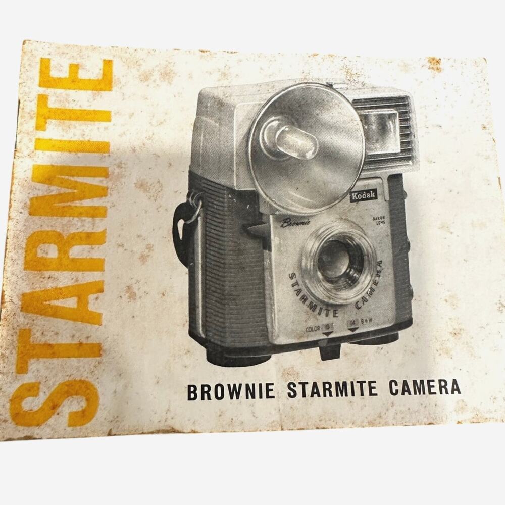 Kodak Vintage 'Brownie Starmite' Film Camera Dakon Lens Instruction Book - Picture 4 of 9